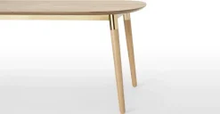 Mesa de Comedor Ovalada Edelweiss – Fresno