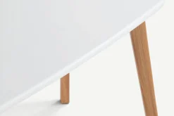 Mesa de Comedor Rectangular Fjord – Roble y Blanco