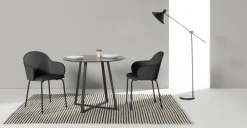 Mesa de Comedor Redonda Grande Haku – Negro