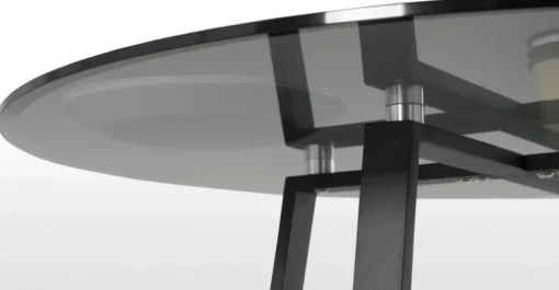 Mesa de Comedor Redonda Grande Haku – Negro