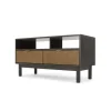 Mueble multimedia Belgrave – Roble oscuro