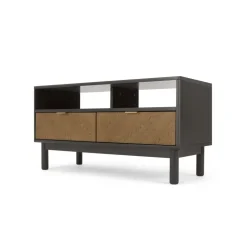 Mueble multimedia Belgrave – Roble oscuro