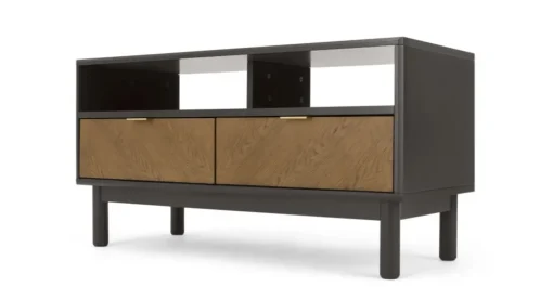 Mueble multimedia Belgrave – Roble oscuro