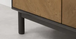 Mueble multimedia Belgrave – Roble oscuro