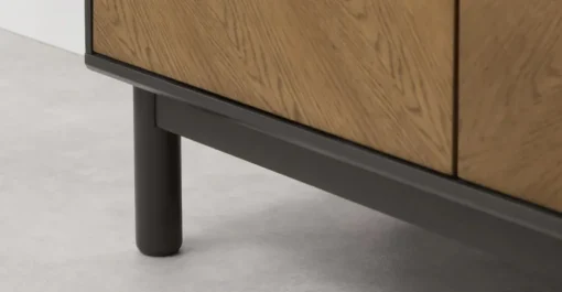 Mueble multimedia Belgrave – Roble oscuro