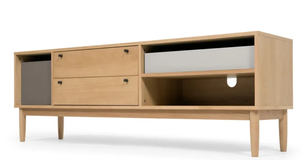 Mueble multimedia Campton – Roble