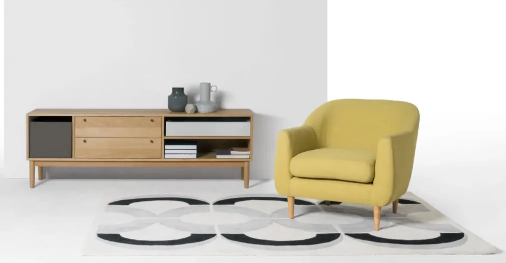 Mueble multimedia Campton – Roble