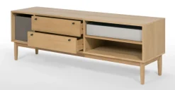 Mueble multimedia Campton – Roble