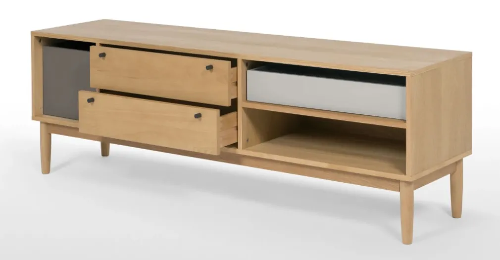 Mueble multimedia Campton – Roble