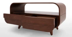 Mueble multimedia compacto Esme – Fresno oscuro