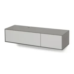 Mueble multimedia de pared Stretto – Gris