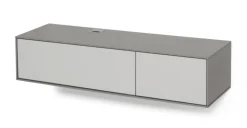 Mueble multimedia de pared Stretto – Gris