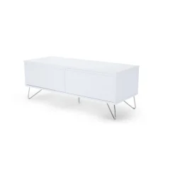 Mueble multimedia Elona – Blanco brillante