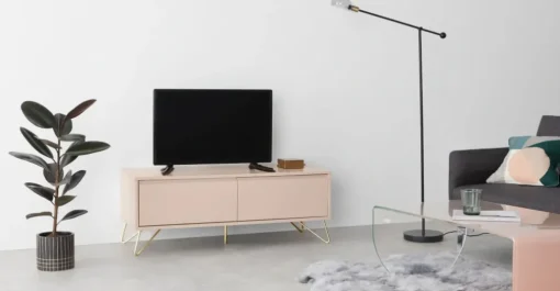 Mueble multimedia Elona – Rosa