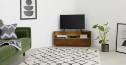 Mueble Multimedia Esquinero Anderson – Caramelo