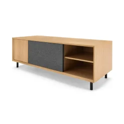 Mueble multimedia grande Luther – Roble