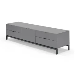 Mueble multimedia grande Marcell – Gris
