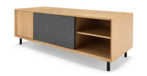 Mueble multimedia grande Luther – Roble