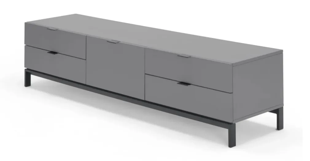 Mueble multimedia grande Marcell – Gris