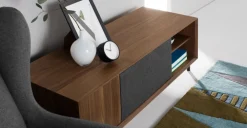 Mueble multimedia grande Luther – Nogal