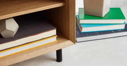 Mueble multimedia grande Luther – Roble