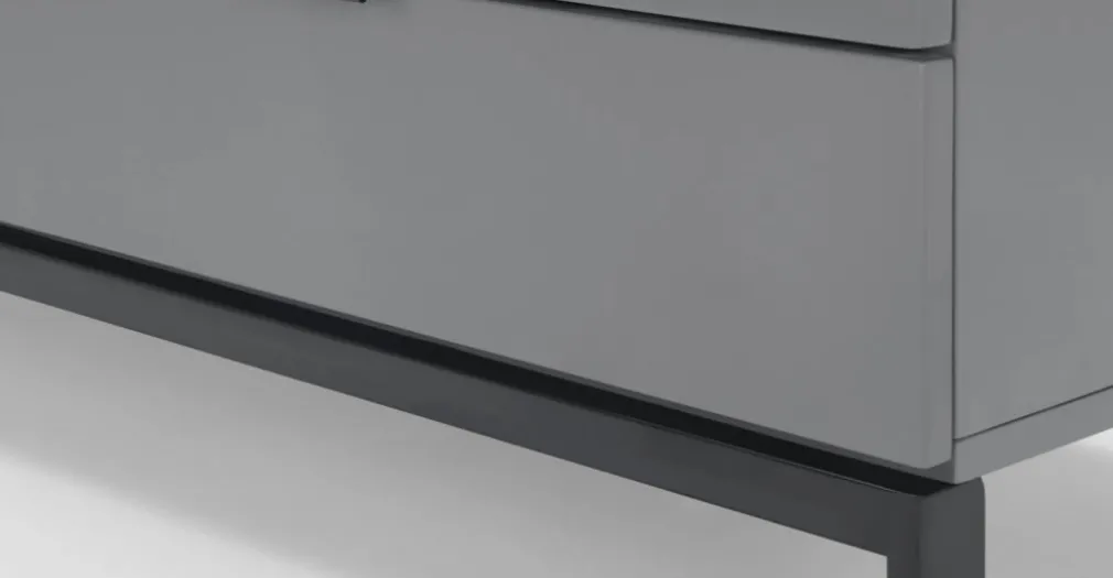 Mueble multimedia grande Marcell – Gris