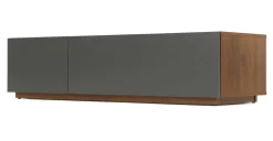 Mueble multimedia Hopkins – Nogal y gris