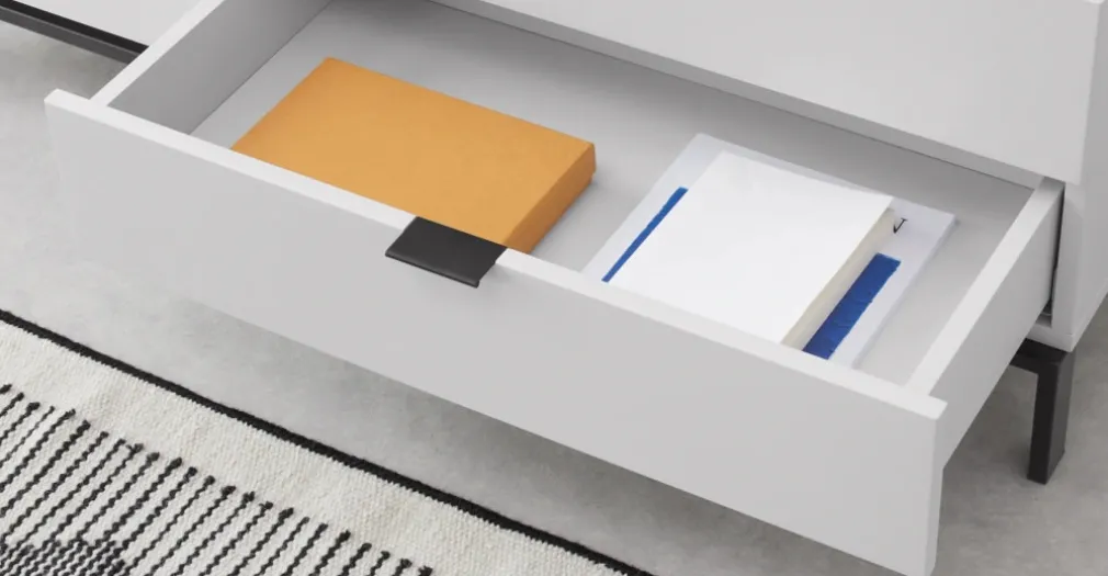 Mueble multimedia Marcell – Gris claro