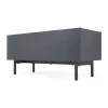 Mueble multimedia Mino – Gris oscuro y roble