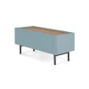 Mueble multimedia Mino – Roble y azul cerceta