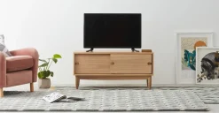 Mueble multimedia Penn – Roble