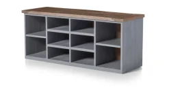 Mueble para recibidor Iona – Gris y pino