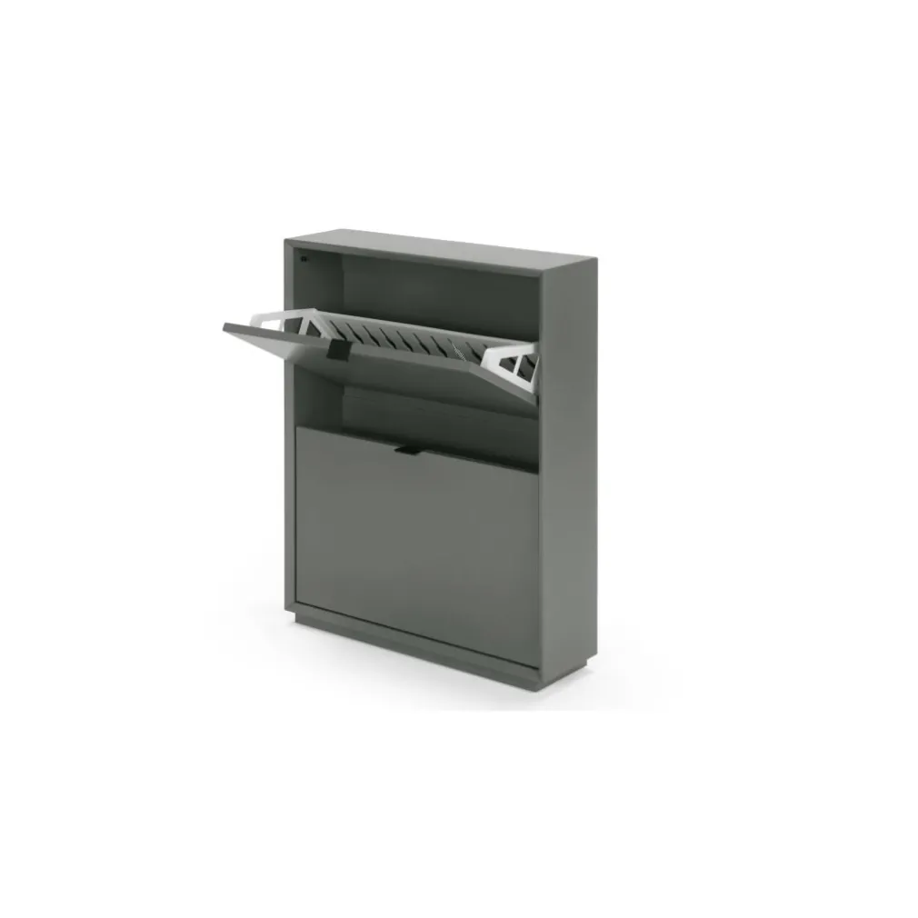 Mueble zapatero pequeño Marcell – Gris