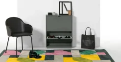 Mueble zapatero pequeño Marcell – Gris