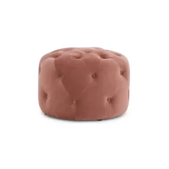 Puf Redondo Pequeño Hampton – Palo Rosa
