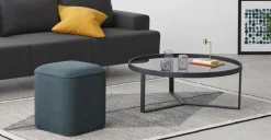 Puff Henri – Azul Egeo