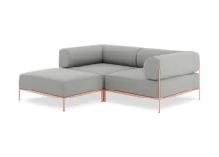 Seccional 2 Cuerpos con Chaise Longue a la Izquierda Noah