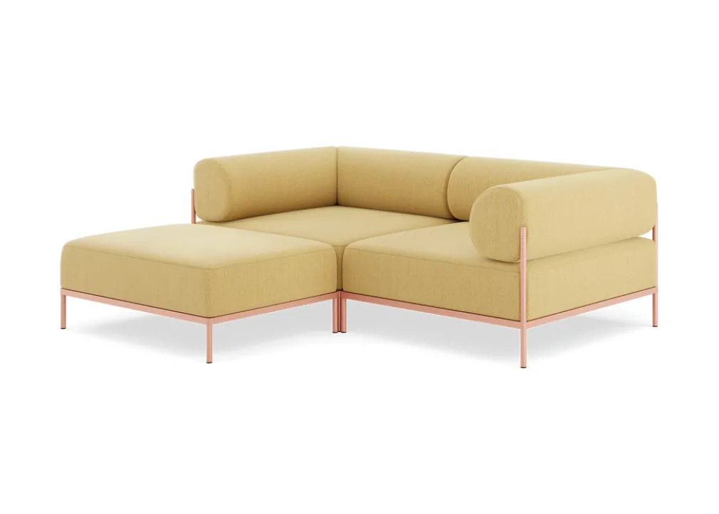 Seccional 2 Cuerpos con Chaise Longue a la Izquierda Noah