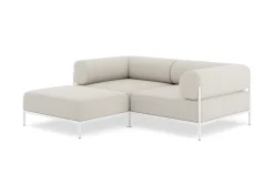 Seccional 2 Cuerpos con Chaise Longue a la Izquierda Noah