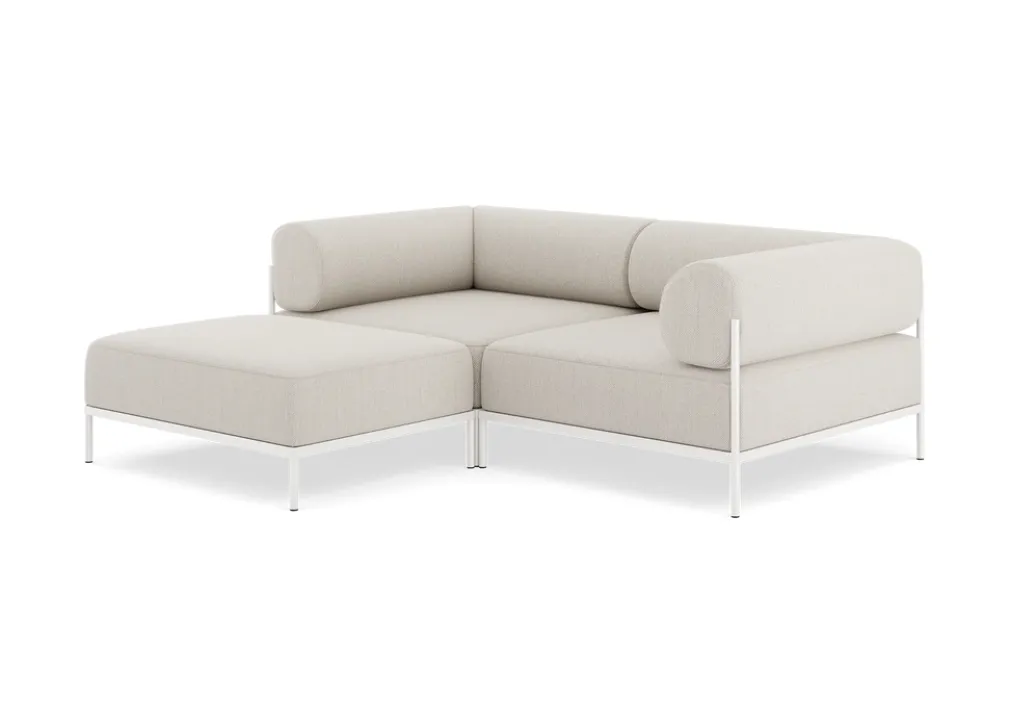 Seccional 2 Cuerpos con Chaise Longue a la Izquierda Noah