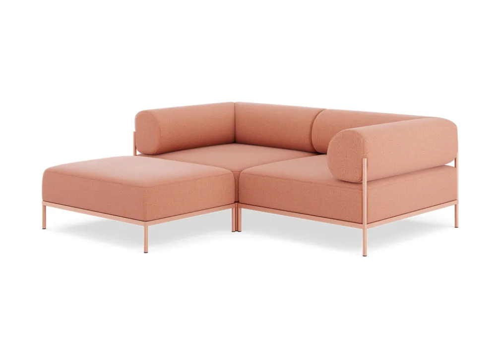 Seccional 2 Cuerpos con Chaise Longue a la Izquierda Noah