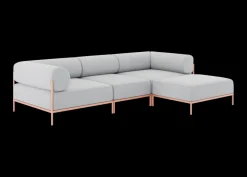 Seccional 3 Cuerpos con Chaise Longue a la Derecha Noah