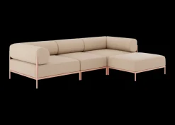Seccional 3 Cuerpos con Chaise Longue a la Derecha Noah