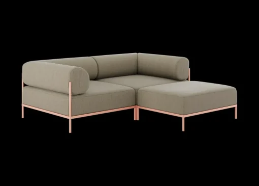 Seccional 2 Cuerpos con Chaise Longue a la Derecha Noah