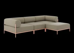 Seccional 3 Cuerpos con Chaise Longue a la Derecha Noah