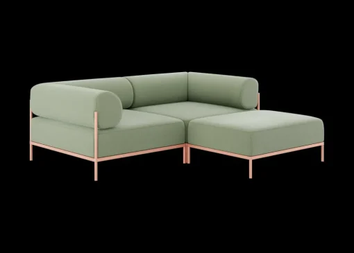 Seccional 2 Cuerpos con Chaise Longue a la Derecha Noah