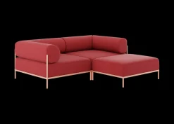 Seccional 2 Cuerpos con Chaise Longue a la Derecha Noah