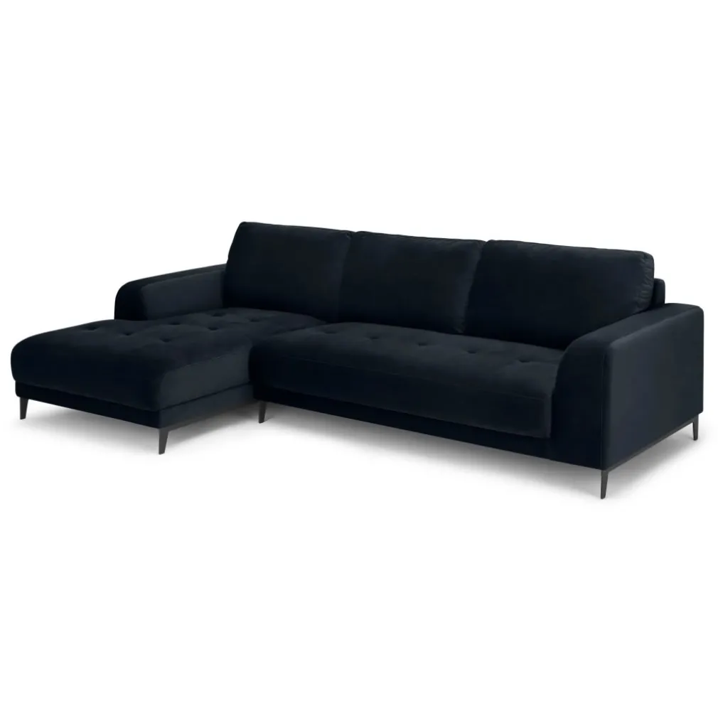 Seccional con Chaise Longue a la Izquierda Luciano – Azul Crepúsculo