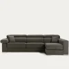 Seccional con Chaise Longue a la Derecha Dolmen – Gris Oscuro