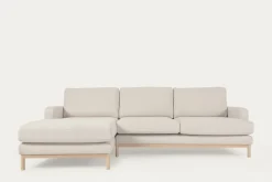 Seccional con Chaise Longue a la Izquierda Mihaela – Blanco